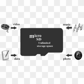 Data Storage Microsd Card Clip Arts - Sd Card, HD Png Download - storage icon png