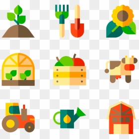Garden Svg Vegetables - Garden Icons, HD Png Download - vegetable icon png