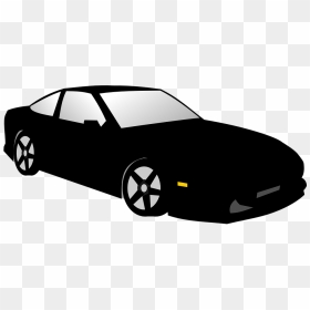 Car From Above Clipart Image Library Stock Black And - Clip Art Black Car, HD Png Download - car from above png
