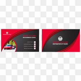 Rent A Car Visiting Cards, HD Png Download - car from above png