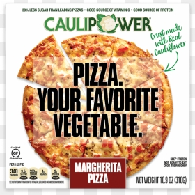 Box Of Frozen Caulipower Margherita Pizza Made With - Caulipower Pizza, HD Png Download - pizza pie png
