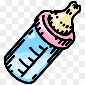 Baby Bottle Feeding Vector Png, Transparent Png - bottle icon png