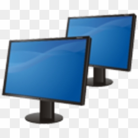 Pc Clipart Desktop Icon - Multiple Computers Icon, HD Png Download - desktop icons png