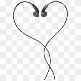 Headphones Apple Earbuds Heart Clip Art - Earbuds Clip Art Apple, HD Png Download - apple headphones png