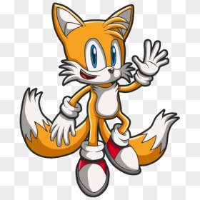 Hedgehog Clipart Fox - Tails The Fox 2d Png, Transparent Png - fox tail png