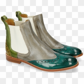 Ankle Boots Amelie 5 Onda Perfo Morning Grey Mid Green, HD Png Download - onda png