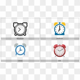Alarm Clock On Various Operating Systems - Operating System, HD Png Download - alarm clock icon png