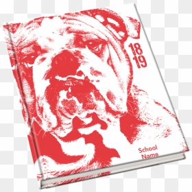 Bulldog Yearbook Covers Designs, HD Png Download - yearbook png