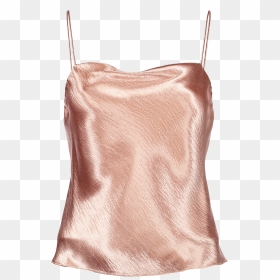 Harmon Drape Silk Tank Blush - Draped Satin Tank Tops, HD Png Download - drape png