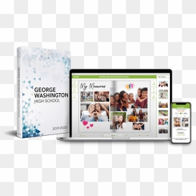 Yearbook, Laptop, Iphone - Covid 19 Yearbook Pages, HD Png Download - yearbook png