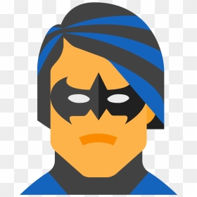 Vector Superhero Head - Clip Art, HD Png Download - superhero icon png