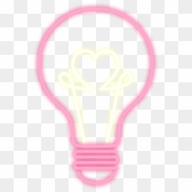 Neon Transparent Light Bulb Clipart , Png Download - Light Bulb Neon Png, Png Download - neon signs png