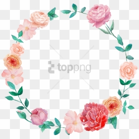 Thumb Image - Watercolor Wreath Clipart Free, HD Png Download - free flower png