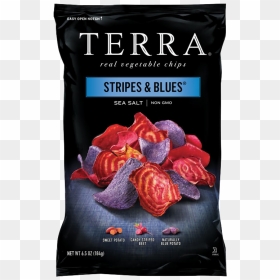 Terra Chips, HD Png Download - blue stripes png