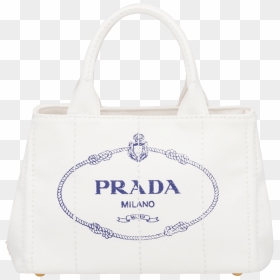 Prada Canapa Denim Tote Bag/handbag 1bg439 , Png Download - Prada Logo Canvas Bucket Bag, Transparent Png - prada png