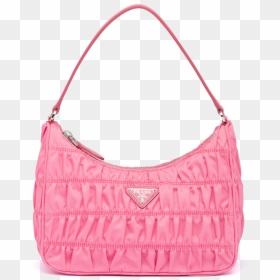 Prada Nylon And Saffiano Leather Mini Bag Pink, HD Png Download - prada png