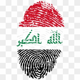 Iraq Flag Fingerprint, HD Png Download - iraq flag png