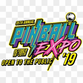Thank You For Attending The 2018 Pinball Expo Mark - Expo Logo Pinball, HD Png Download - thank you for coming png