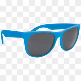 Blank Blue Rubberized Sunglasses - Plastic, HD Png Download - blank license plate png