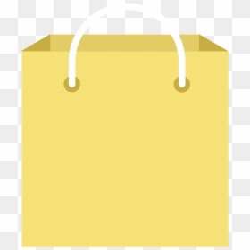 Flat Shopping Bag Icon, HD Png Download - bag icon png