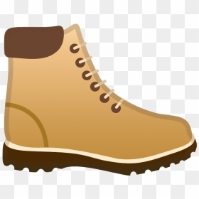 Hiking Boot Emoji Clipart - Timbs Emoji, HD Png Download - hiking boots png
