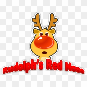 Santa Reindeer Custom Mug , Png Download - My First Christmas Transparent, Png Download - reindeer nose png