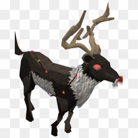 Turkey Drumstick - Reindeer, HD Png Download - reindeer nose png