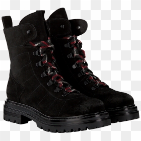 Black Laura Bellariva Lace-up Boots 4202 - Work Boots, HD Png Download - hiking boots png