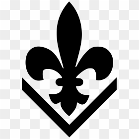 Fleur De Lis New Orleans Saints Clip Art - Fleur De Lis Clipart, HD Png Download - white fleur de lis png