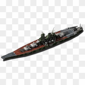 World Of Warships Yamato Png - Scale Model, Transparent Png - world of warships png