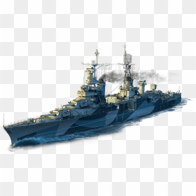 Navy Ship Png - Uss Indianapolis Wows, Transparent Png - world of warships png