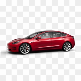 Tesla Modele 3 Performance 2020, HD Png Download - tesla car png