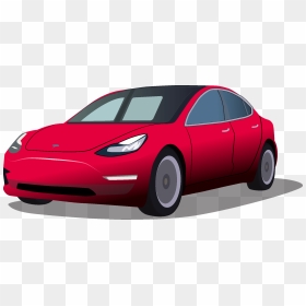 Performance Car, HD Png Download - tesla car png