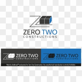 Construction Logo Design For Zero Two Constructions - Graphic Design, HD Png Download - rush logo png