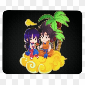 Goku Y Milk Chibi Png, Transparent Png - chichi png