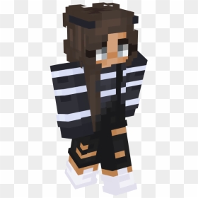 Aesthetic Minecraft Girl Skin, HD Png Download - minecraft wolf png