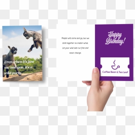 Birthday Greeting Card - Graphic Design, HD Png Download - greeting card png