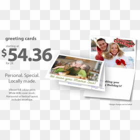 Custom Greeting Cards - Flyer, HD Png Download - greeting card png