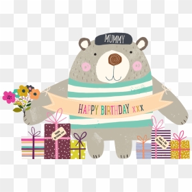 Bear Hugs Card, HD Png Download - greeting card png