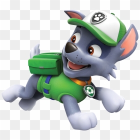 Paw Patrol Rocky Png - Rocky Paw Patrol Characters Png, Transparent Png - paw patrol zuma png