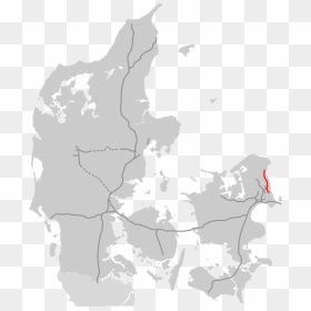 Denmark Map Vector, HD Png Download - m14 png