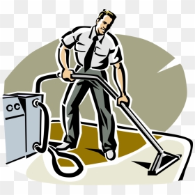 Vector Illustration Of Carpet Cleaner Uses Steam Cleaning - Carpet Cleaning Clip Art, HD Png Download - carpet cleaning png