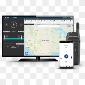 Wave Dispatch, Wave App, And Tlk 100 Two-way Radio - Motorola Wave On Cloud, HD Png Download - radio wave png