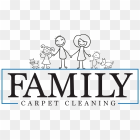 Family Carpet Cleaning Logo - Cartoon, HD Png Download - carpet cleaning png