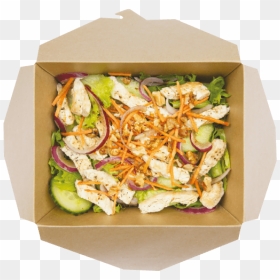 Healthy Cafe Crunch Mansfield Fit Food Fast - Chicken Salad Box, HD Png Download - chicken salad png