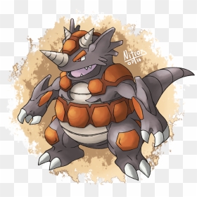 Made An Alternate Rhyperior Design Combining Elements - Rhyperior Redesign, HD Png Download - rhydon png