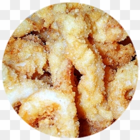 Breaded-squ#rings - Funnel Cake, HD Png Download - funnel cake png