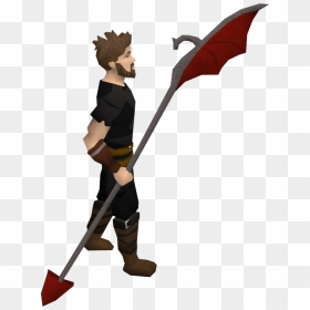 Halberd Clipart Runescape - Dragon Halberd, HD Png Download - halberd png