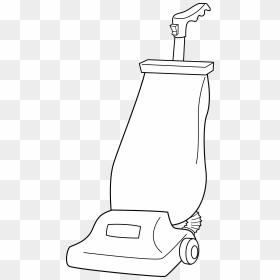 Cleaner Line Art Free - Vacuum Black And White Cartoon, HD Png Download - carpet cleaning png