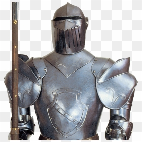 Vector Black And White Download Italian Knight W Halberd - Suit Of Armor Transparent, HD Png Download - halberd png